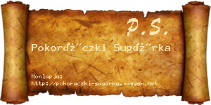 Pokoráczki Sugárka névjegykártya